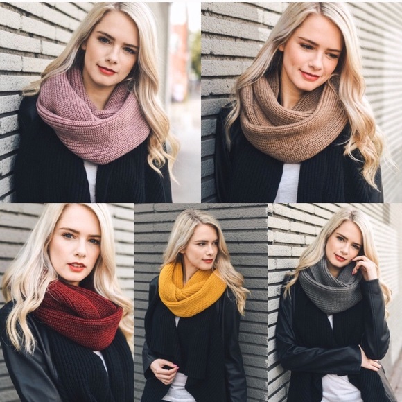 Soft Knit Infinity Scarf - Picture 2 of 2